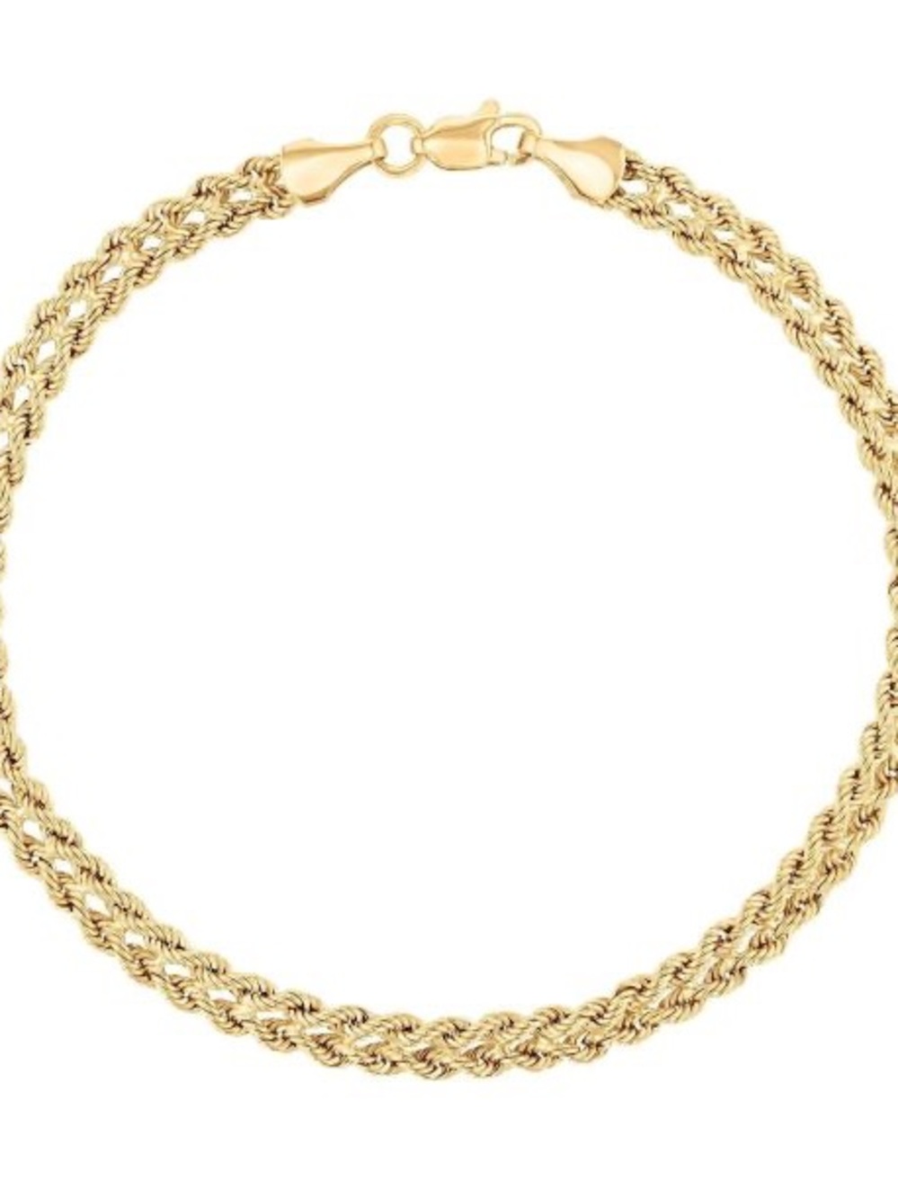 14k Gold Rope Bracelet NWT
